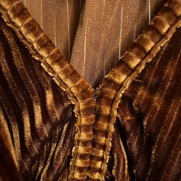 Caramel Long Sleeve “Velvet” Dress - Picture 10 of 12